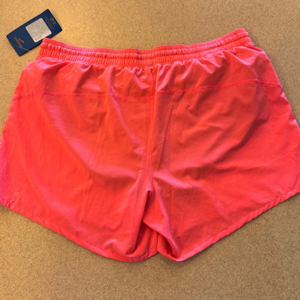 Brooks Coral Running Shorts - Picture 2 of 7